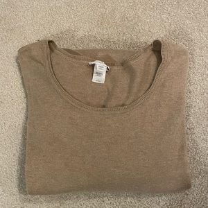 JJill sweater with ribbing, Sand, 3x